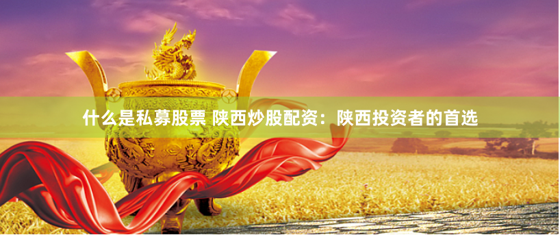 什么是私募股票 陕西炒股配资：陕西投资者的首选