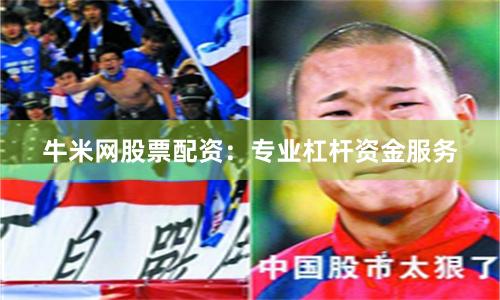 牛米网股票配资：专业杠杆资金服务